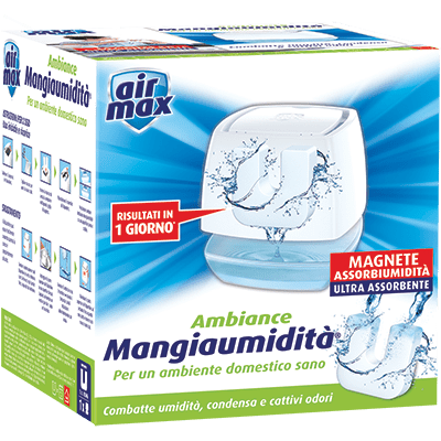 Mangiaumidità Deodorante 2 in 1 Air Max Airmax 40 g Brezza Alpina